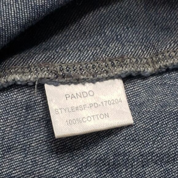 Pando Grove 3/4 Sleeve Denim Dress SMALL - Picture 13 of 15